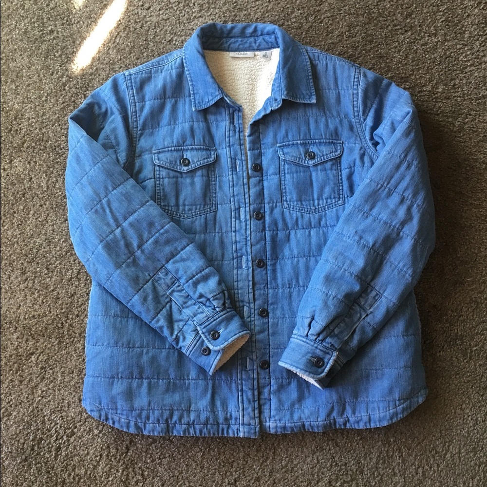 LL Bean Sherpa Lined Jacket